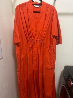 Carla Rockmore Women's Maxi Dress Vibrant Orange